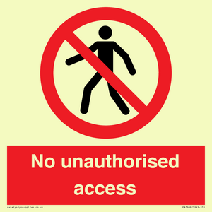 No unauthorised access